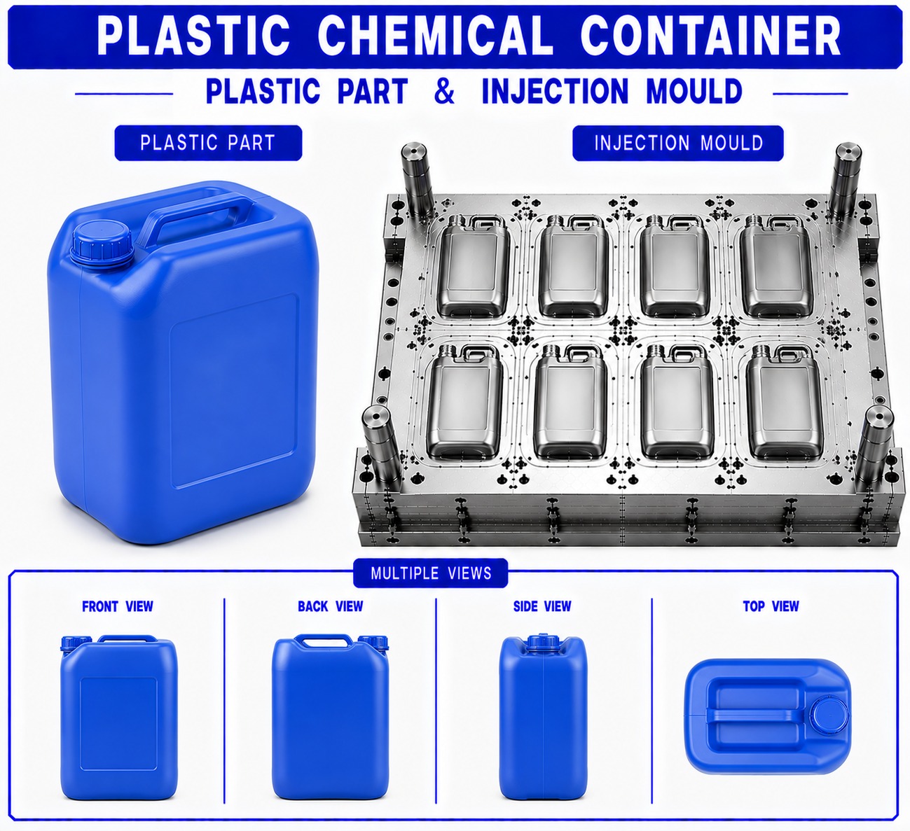Plastic Chemical Container Mould and Moulding Service